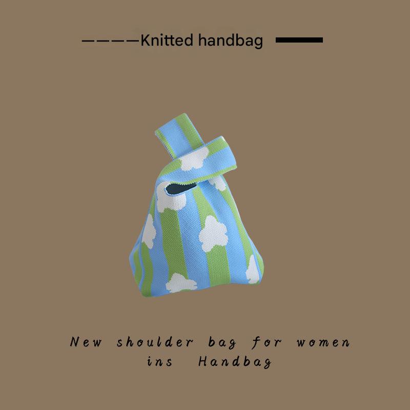 Knitted Tote Bag Open Top