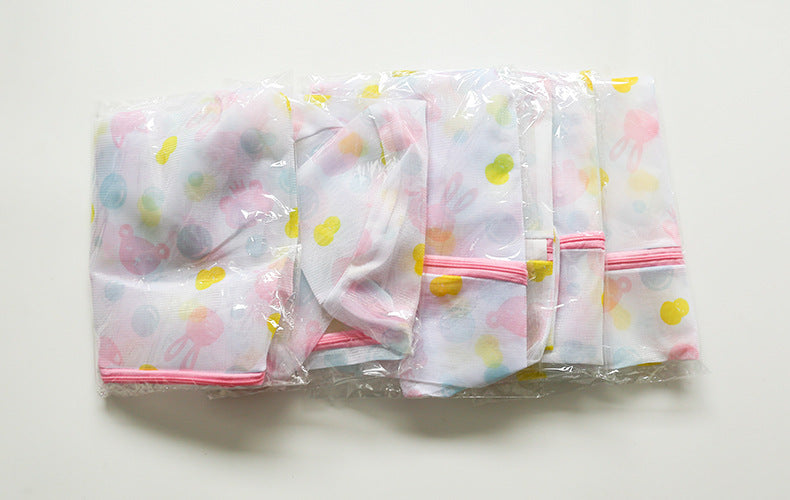 Durable cartoon print laundry bag 10
