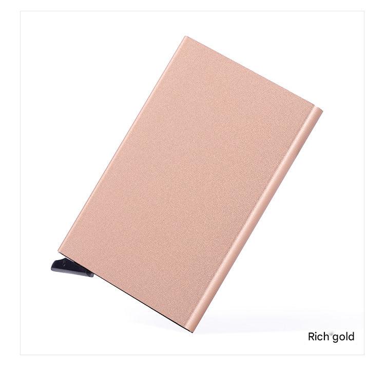 RFID card holder with cards inside