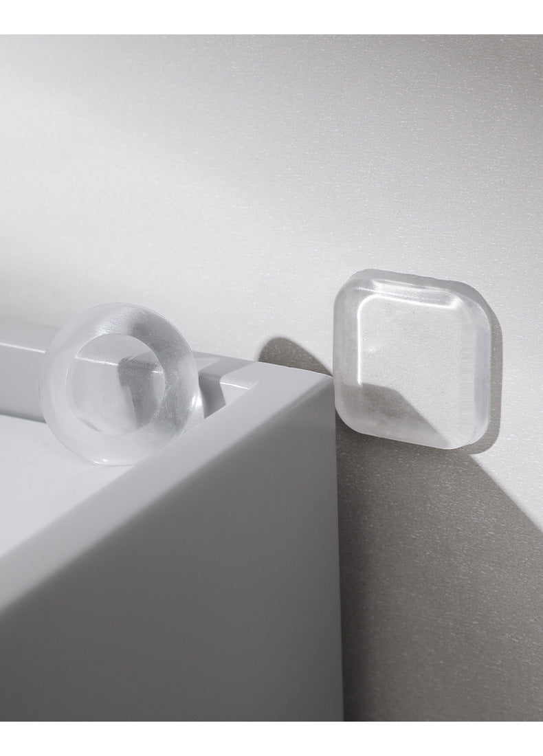 Transparent self-adhesive door handle bumper 1