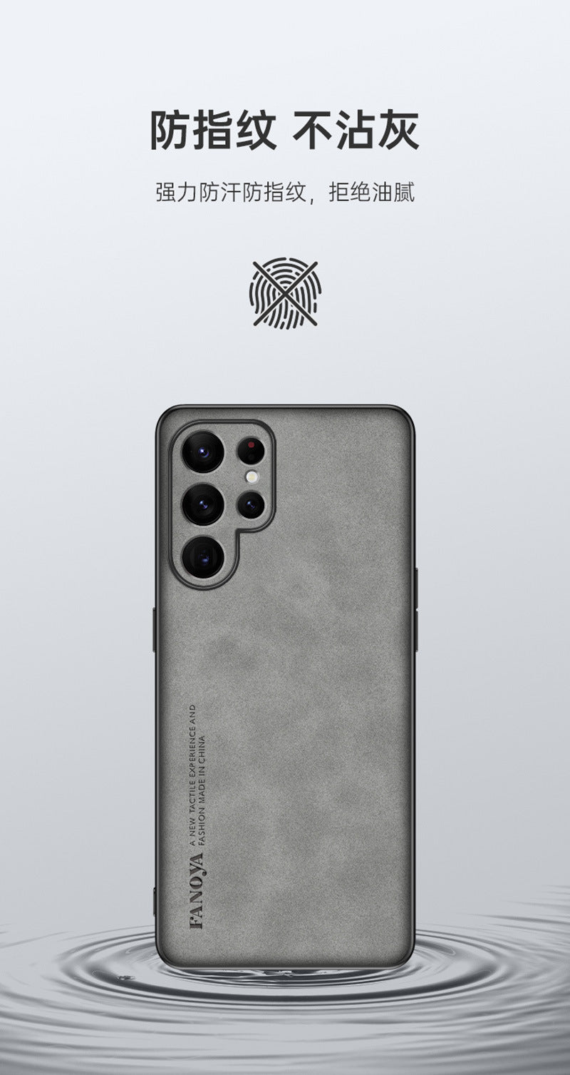 Premium Samsung Galaxy S24 Ultra Leather Case - Shockproof, Anti-Fingerprint, Customizable Cover for S23 FE / A54 / A34 / A13 5G