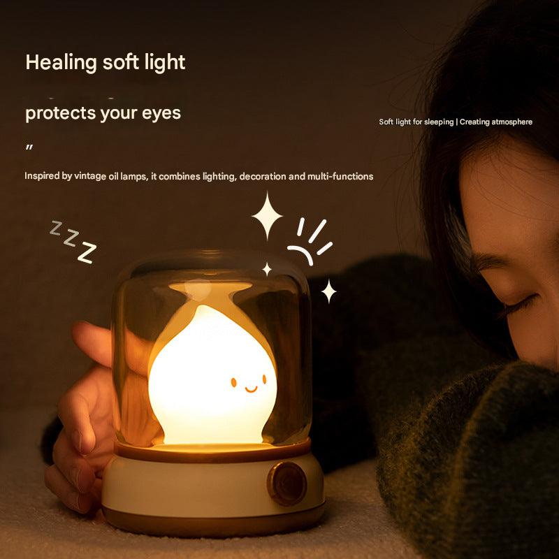 Rechargeable vintage oil lamp image 1