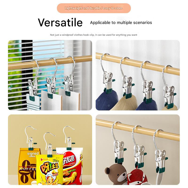 Stylish stainless steel clip for home