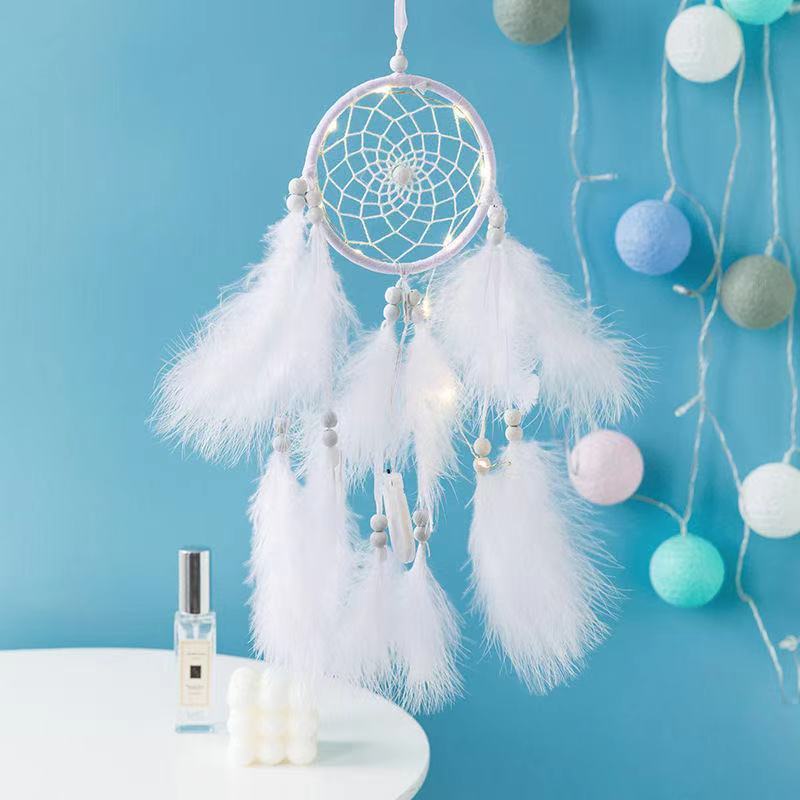 Dreamcatcher wind chime hanging decor image 1