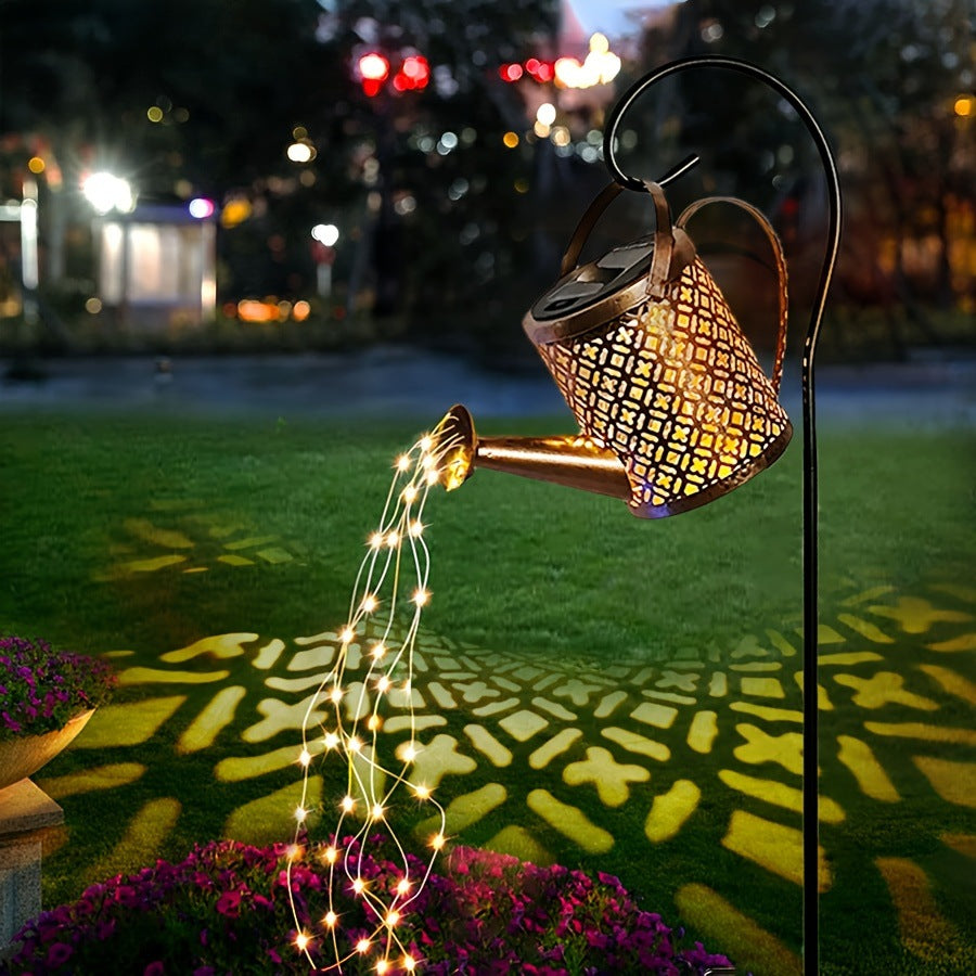 Durable solar-powered lantern for patio lighting