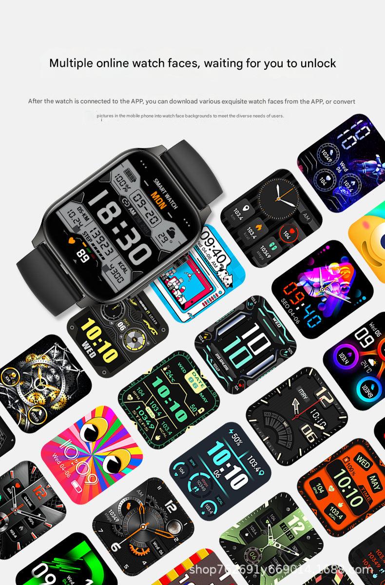 P99 Smartwatch heart rate blood pressure monitoring