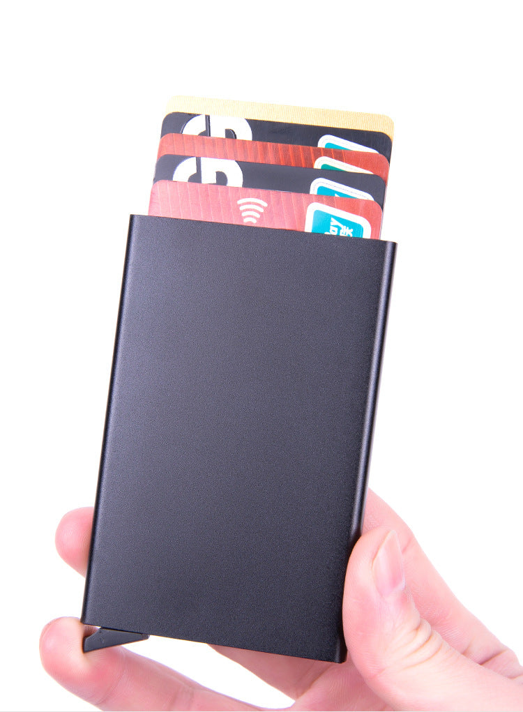 RFID card holder in red color