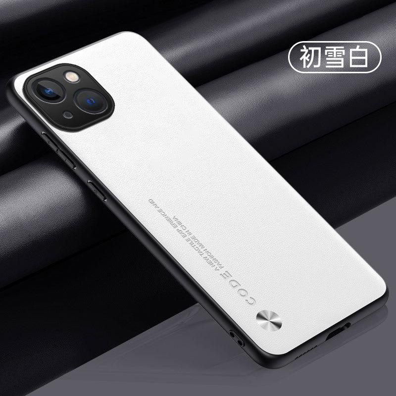 Premium PU Leather iPhone Case for iPhone 15/14/13 - Stylish Protection with Custom Options