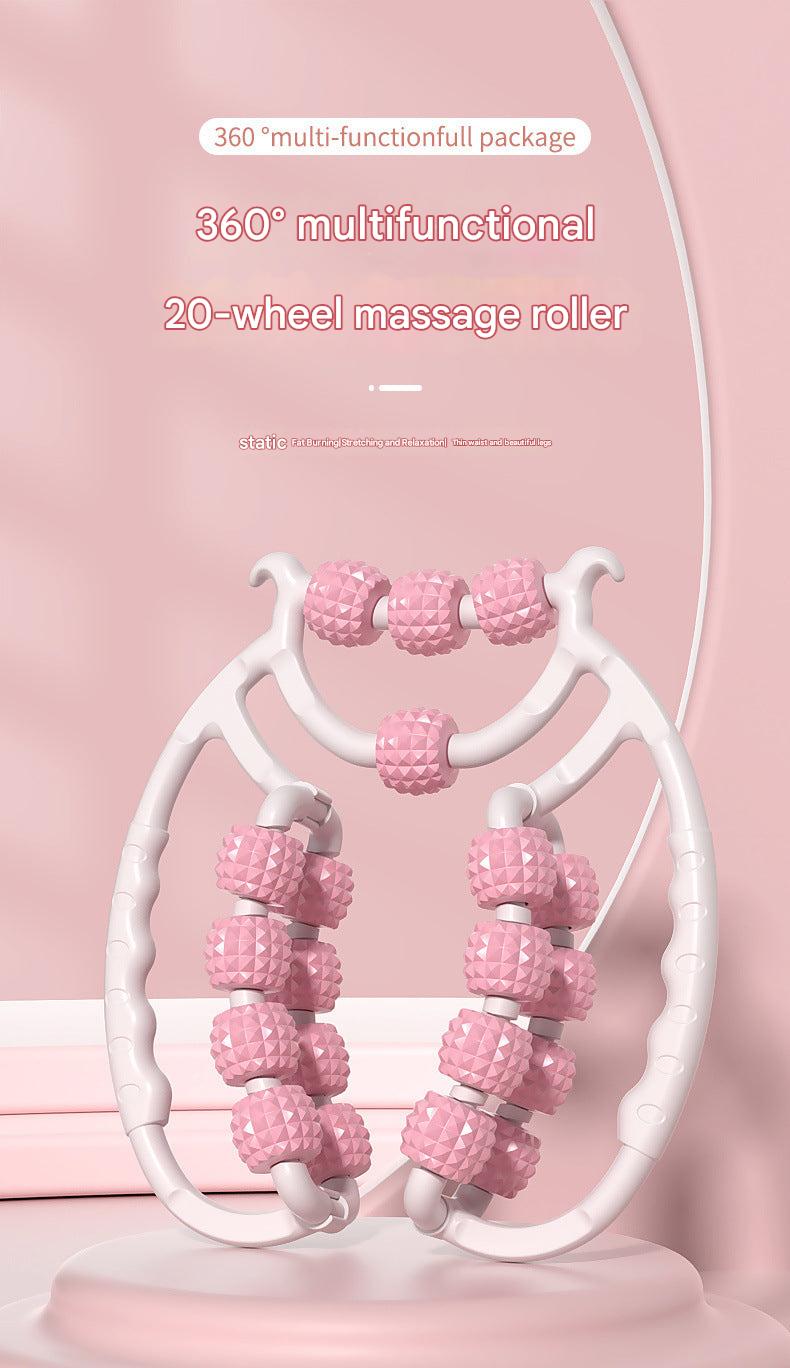 Massage rollers in different configurations
