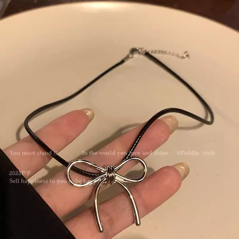 Chic Bowknot Sweater Necklace image 8