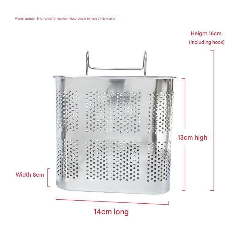 Stainless chopstick holder and utensils image 2