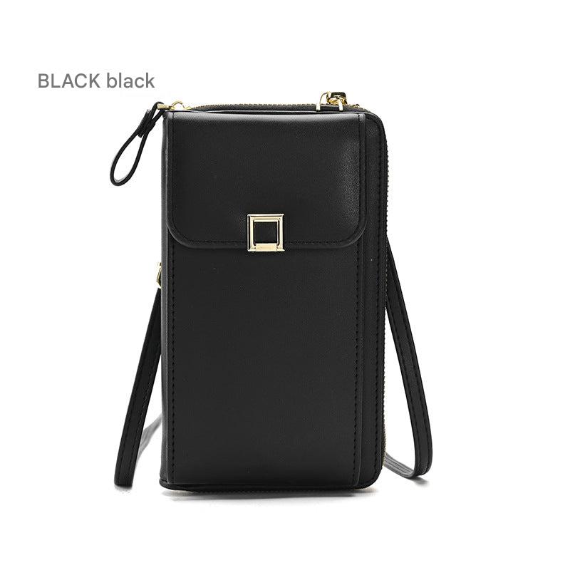 Zipper closure women's handbag