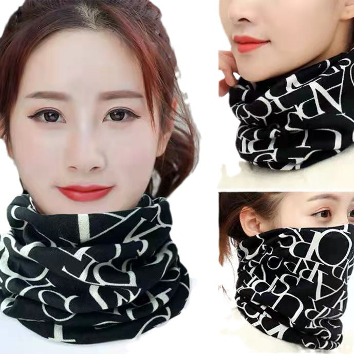 Soft cotton scarf with vibrant patterns for warmth