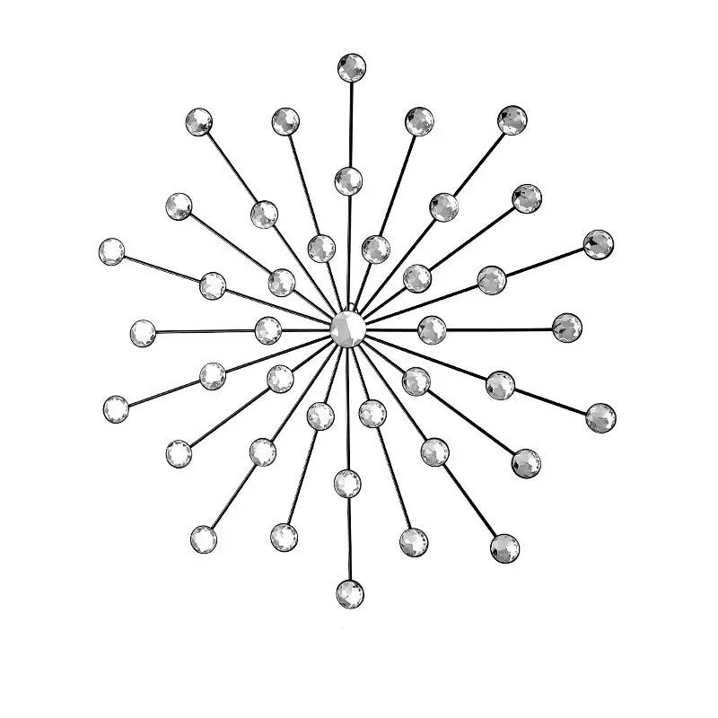 Modern Minimalist Wall Clock with Iron Design Image 1