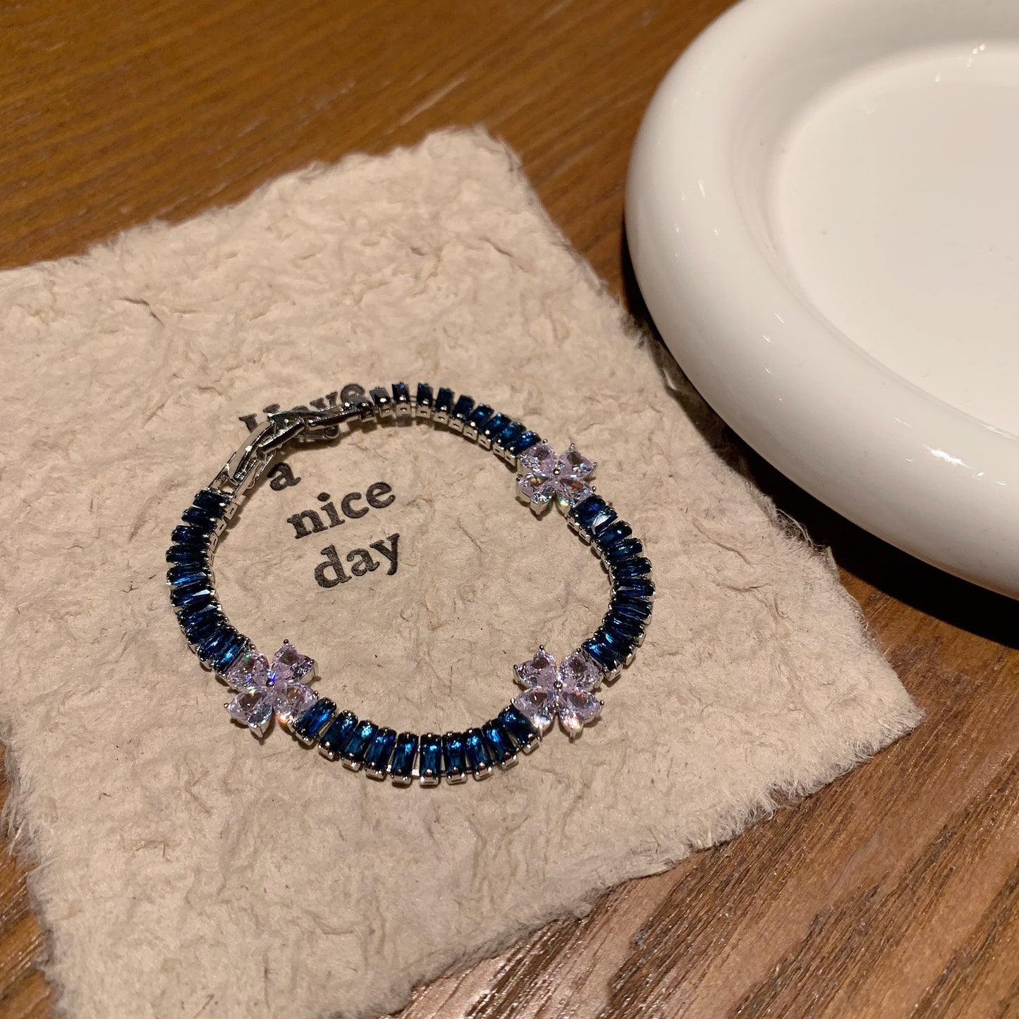 Elegant Zirconia Starry Bracelet Image 1
