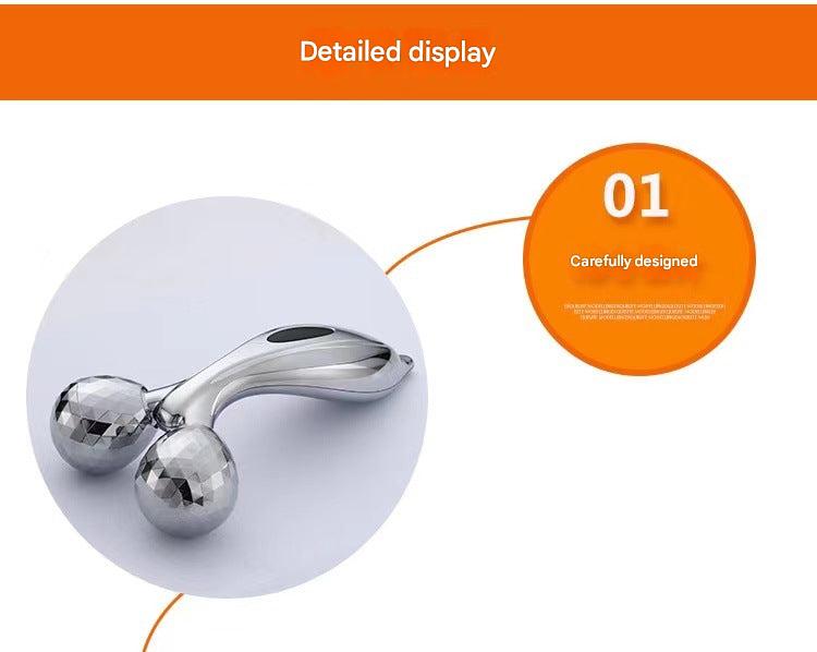 Portable face lifting roller for skincare