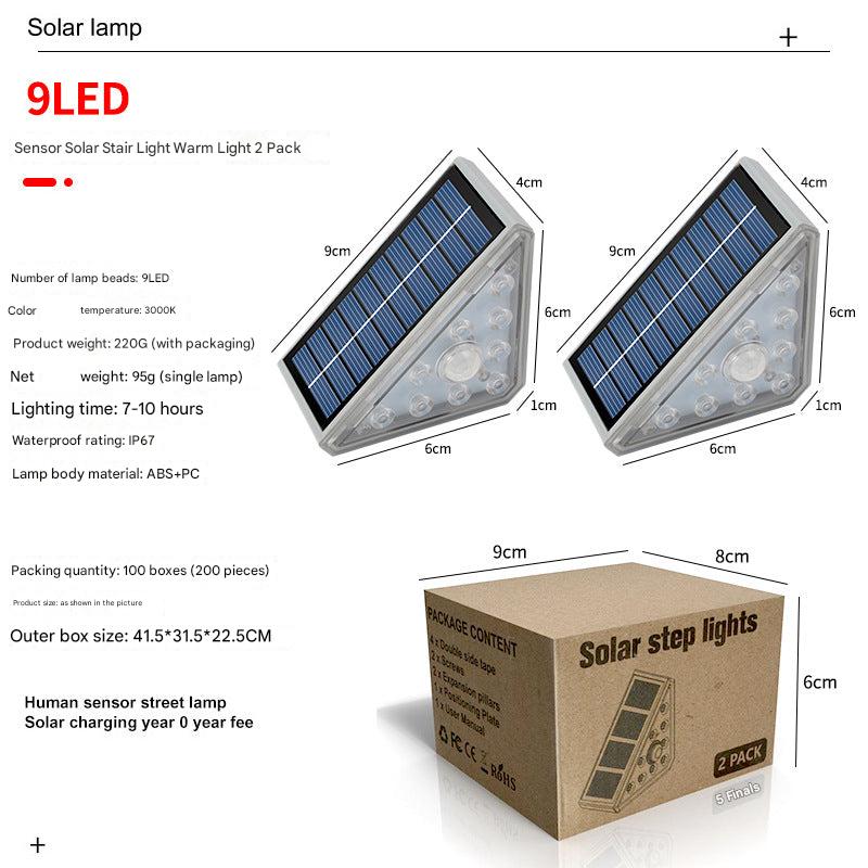 Solar Powered LED Stairway Light Image 1