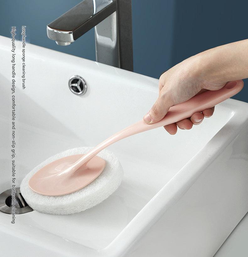 Multi-functional cleaning brush with replaceable head