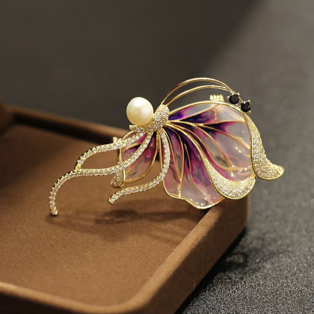 Elegant Butterfly Brooch Image 4 - Fashion Statement