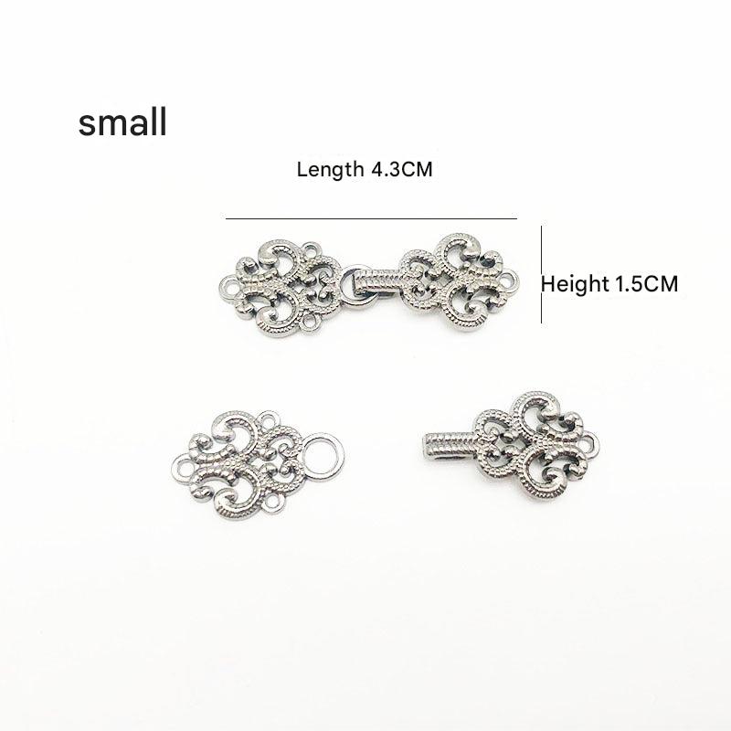 Stylish metal clasp for Hanfu costume