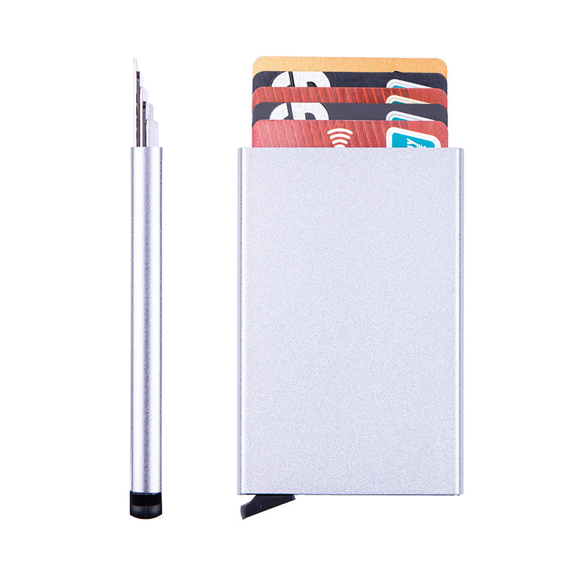 RFID card holder in gray color