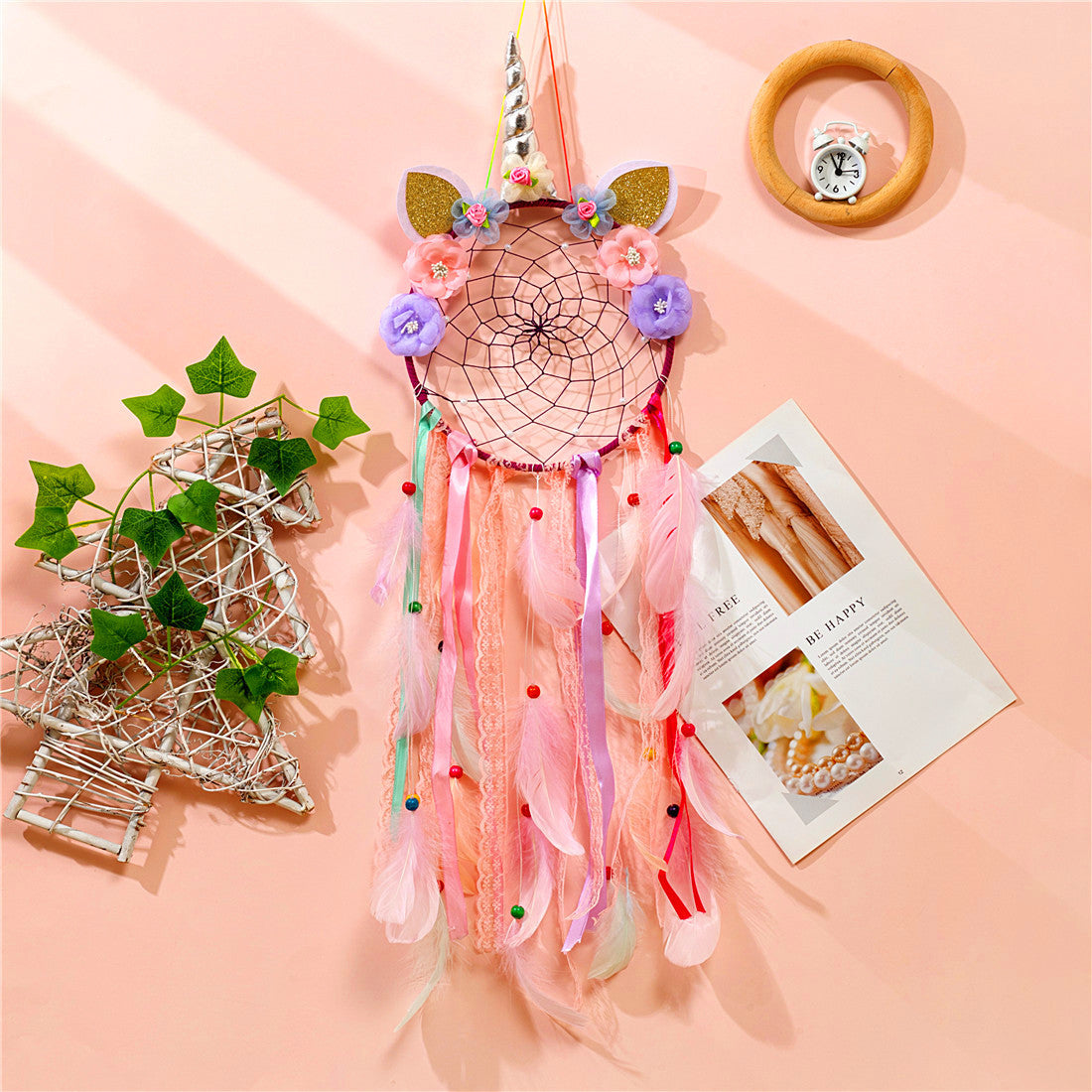 Bright and playful dreamcatcher