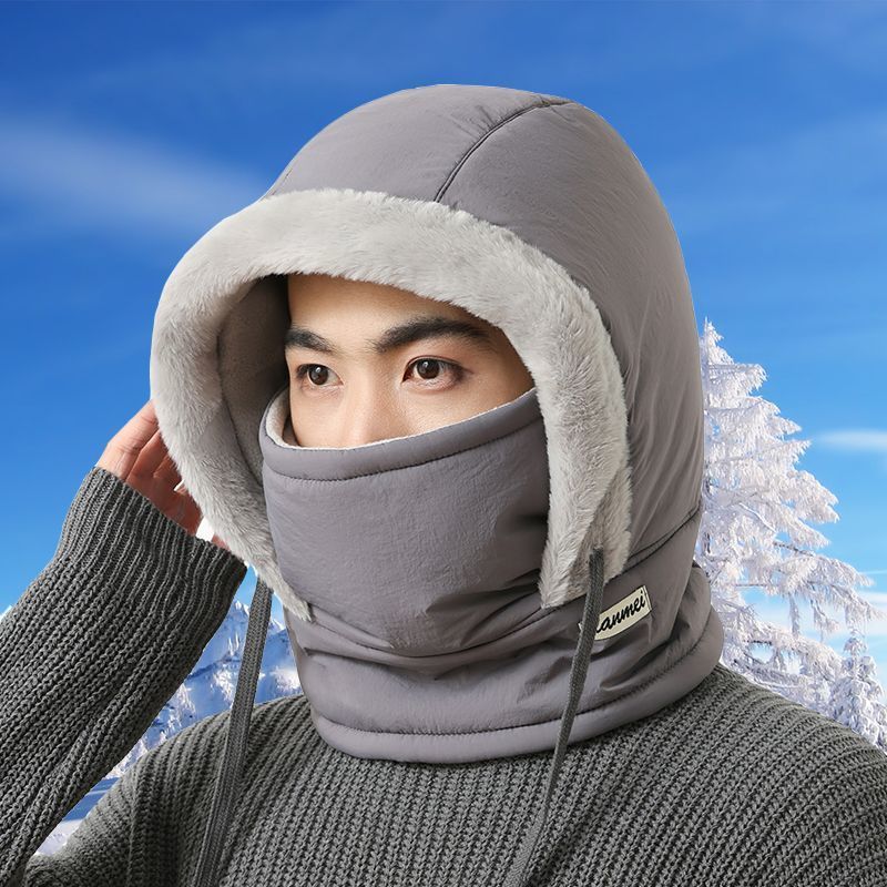 Black windproof ski mask