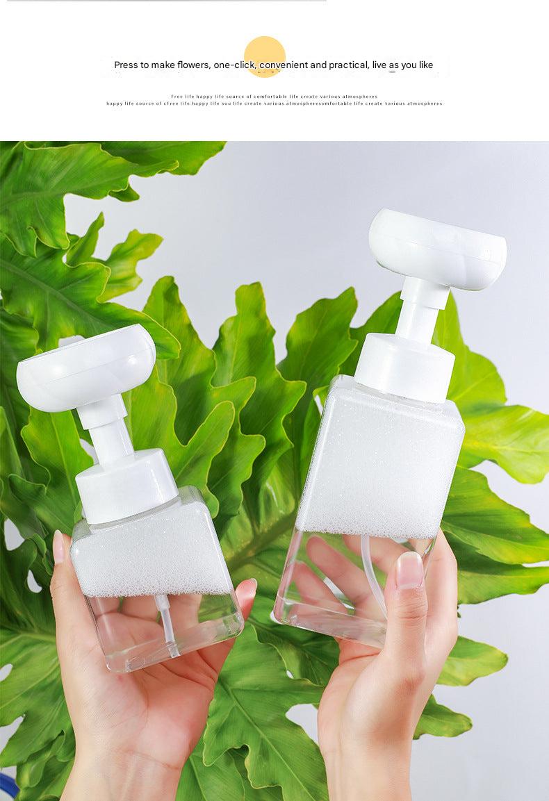 Creative Foaming Bottle Floral Design Image 1