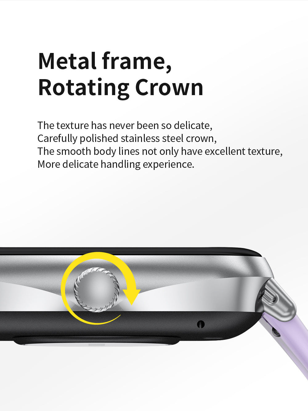 Smartwatch showing blood oxygen and heart rate monitoring feature
