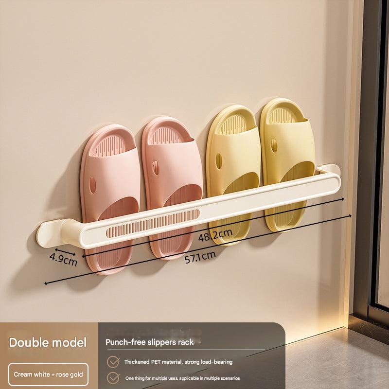 Wall-mounted slipper rack image