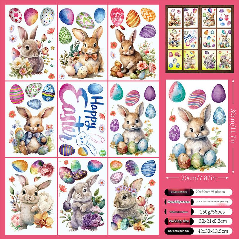 Easter Bunny window sticker design 8