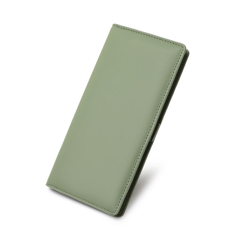 RFID blocking women's wallet side view