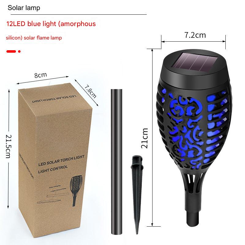 Rechargeable solar light for patio and garden