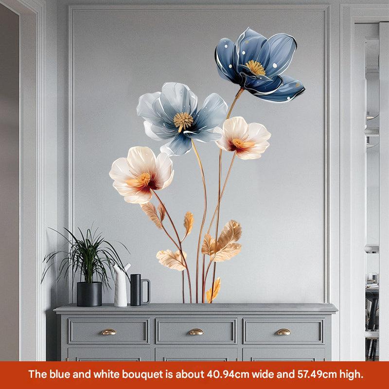 3D floral wall sticker design 1