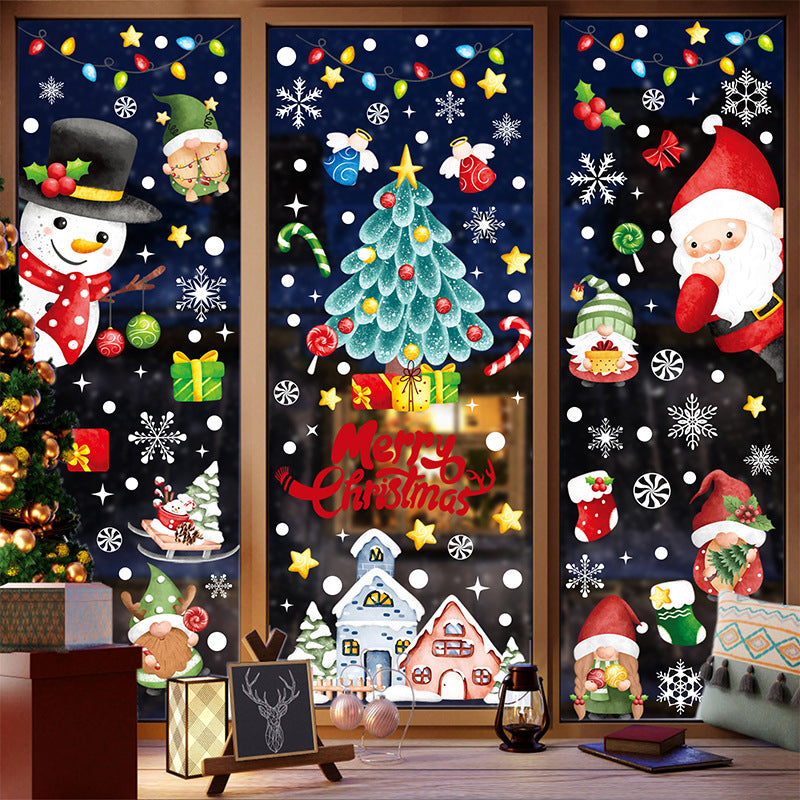 Reusable Christmas cling decoration 6