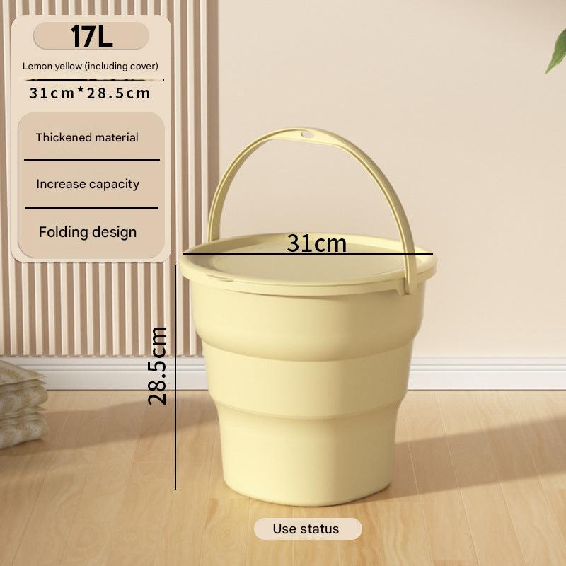 Colorful foldable bucket collection