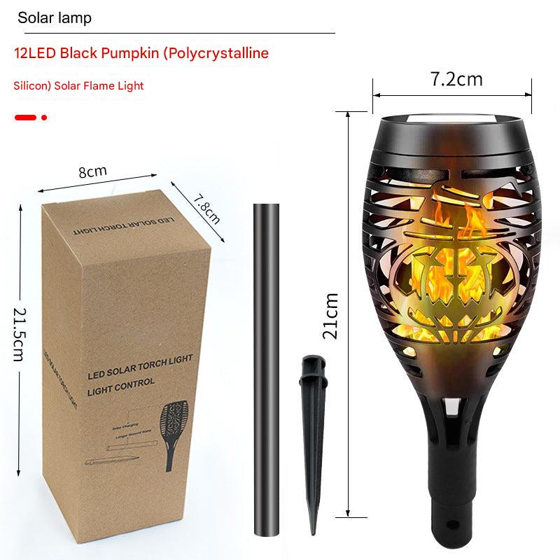 Beautifully designed solar torch for outdoor use
