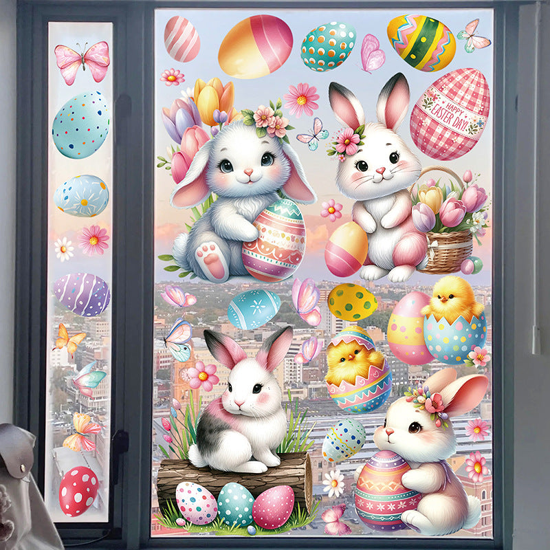 Easter Bunny Window Cling 3