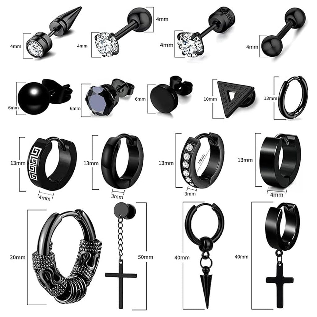 Unisex fashion earrings - perfect gift option