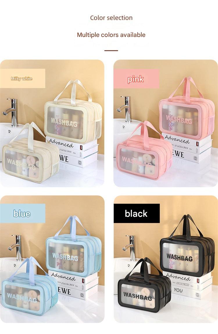 Portable PVC Makeup Organizer in Pink