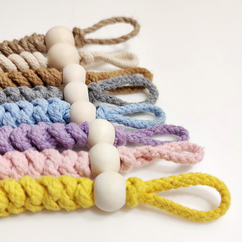 Durable and decorative rope toilet paper holder