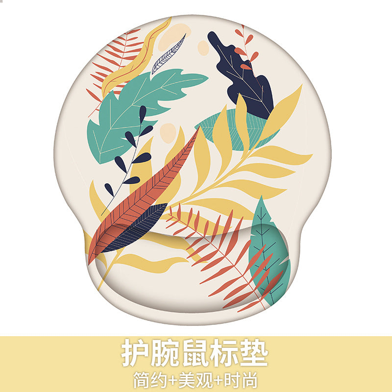 Custom Memory Foam Wrist Support Mouse Pad & Keyboard Rest for Ergonomic Comfort - Vibrant Designs