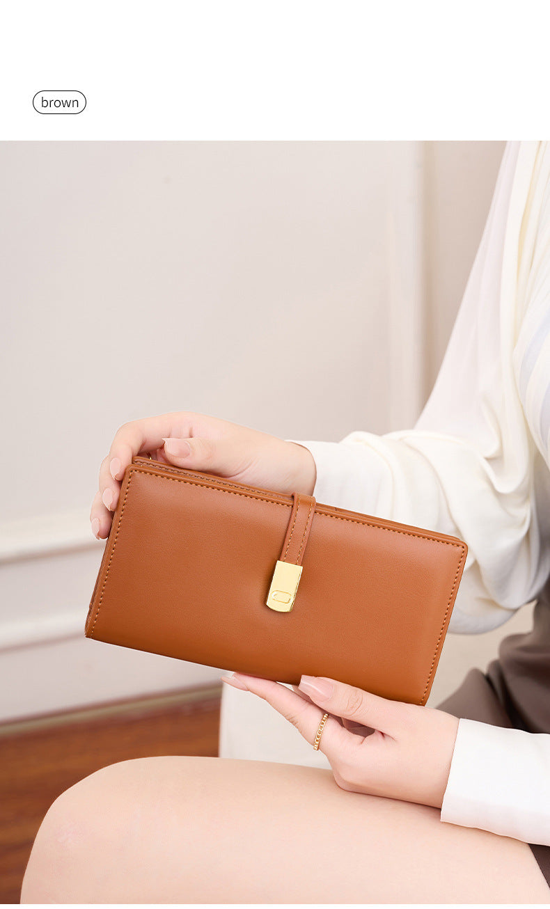 RFID-blocking women's wallet in pink