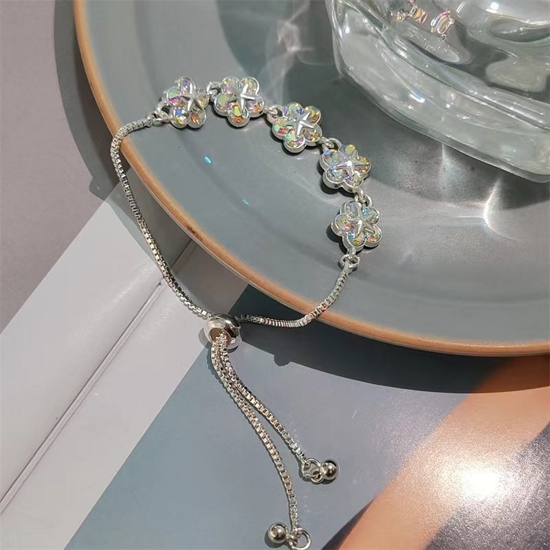 star-shaped cat eye stone bracelet image 9