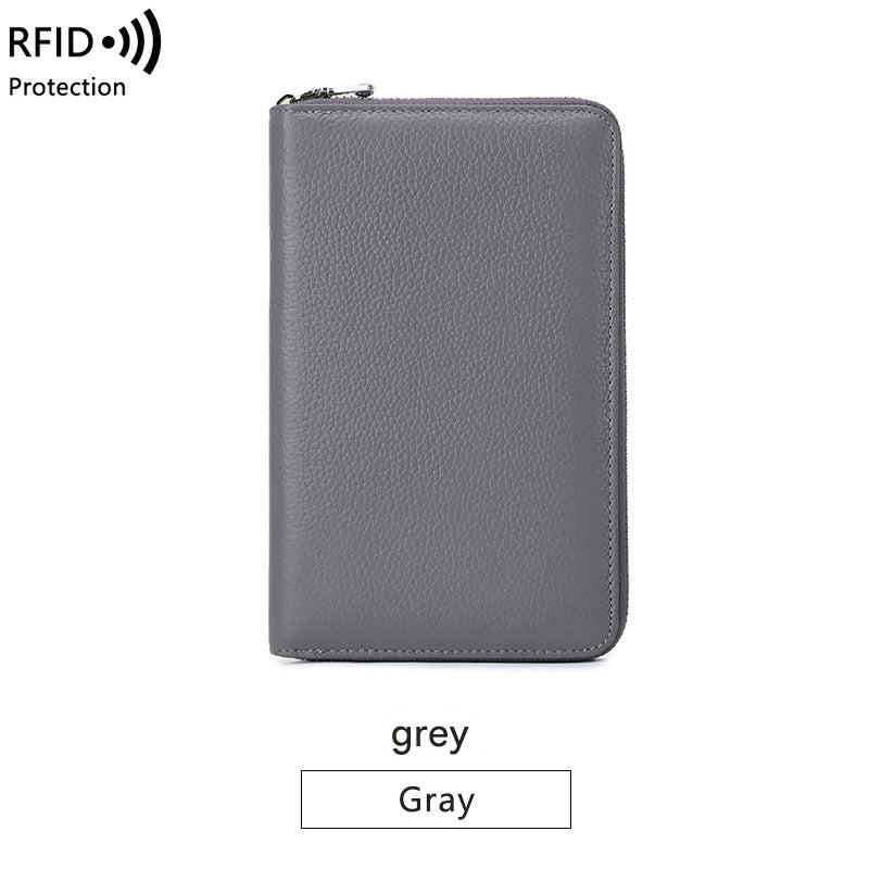 Premium RFID Leather Passport Holder Image 1