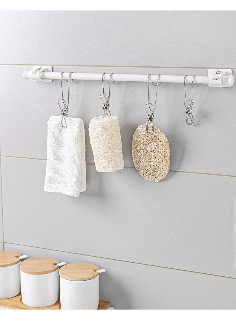 stainless steel bathroom hooks image