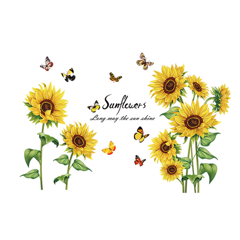 Sunflower wall sticker image 2