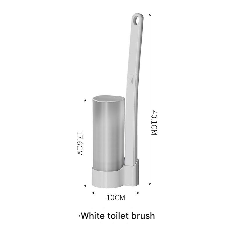 Gray toilet brush with ocean scent