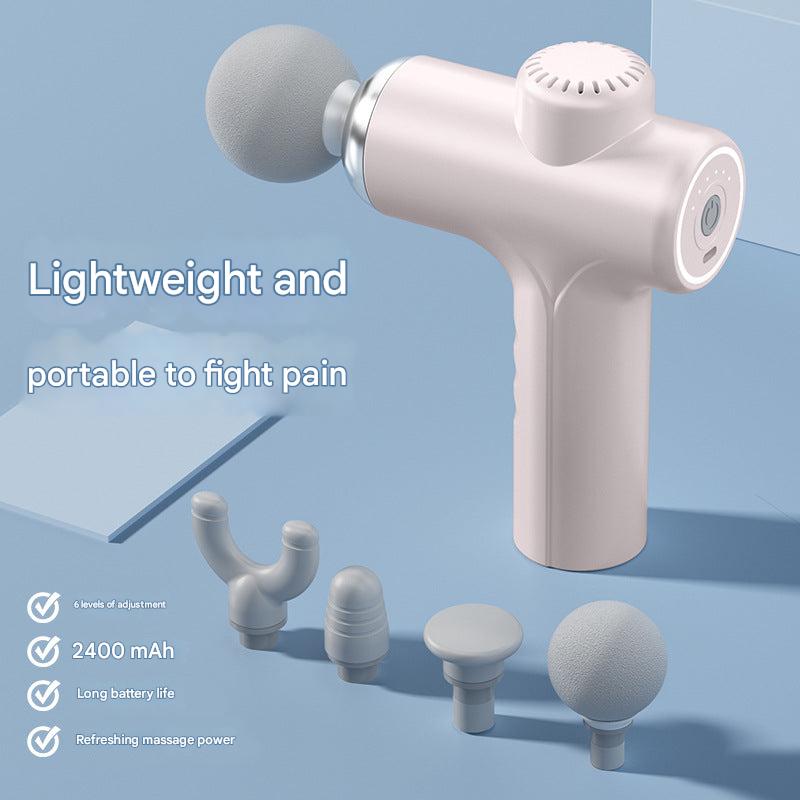 Rechargeable massage gun with charging cable