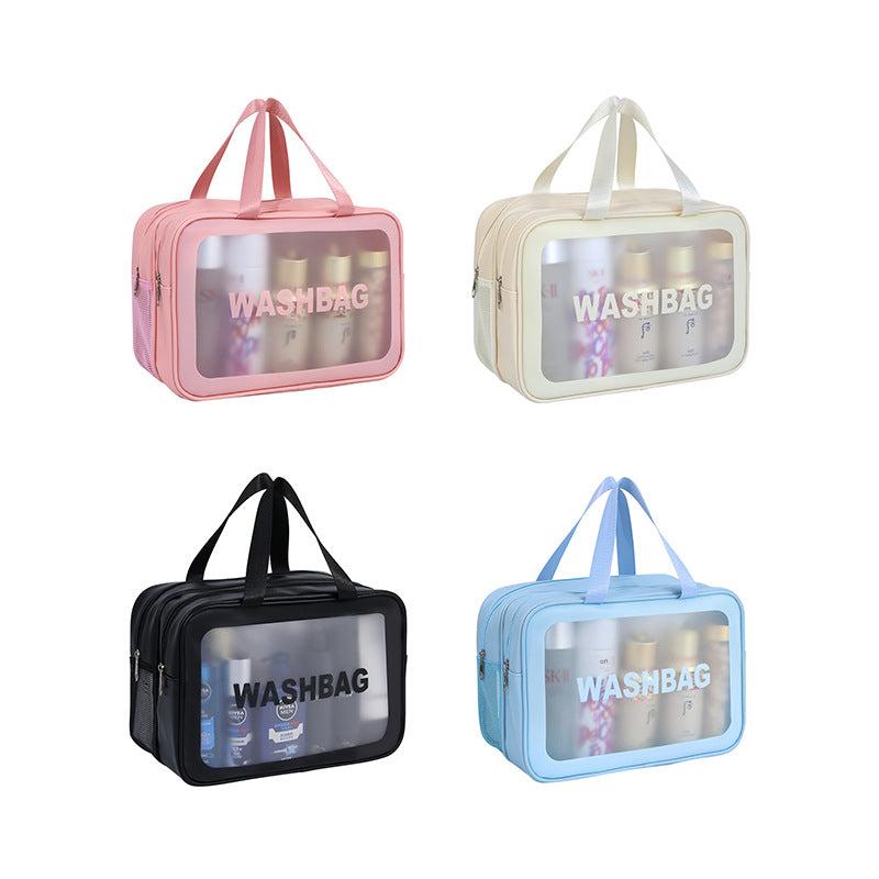 Large Capacity Wet-Dry Toiletry Bag in Black
